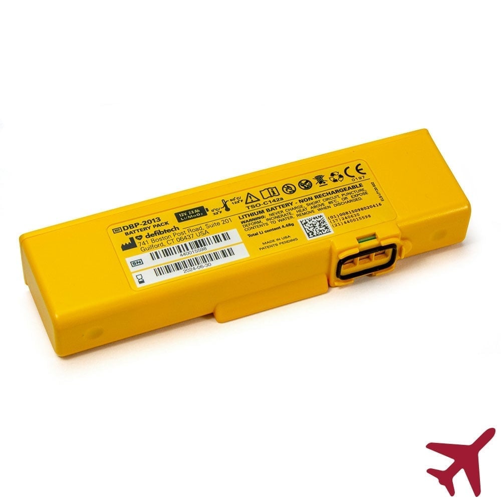 Aviation-Battery-for-Defibtech-Lifeline-VIEWECGPRO-AEDs | CPR1