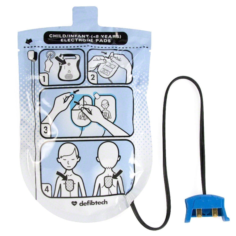 Defibtech Lifeline AED Pediatric Pads | CPR1