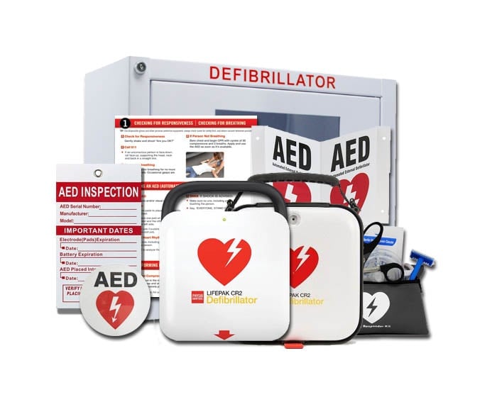 Physio-Control LIFEPAK CR2 USB AED Value Package LifepakCR2a | CPR1