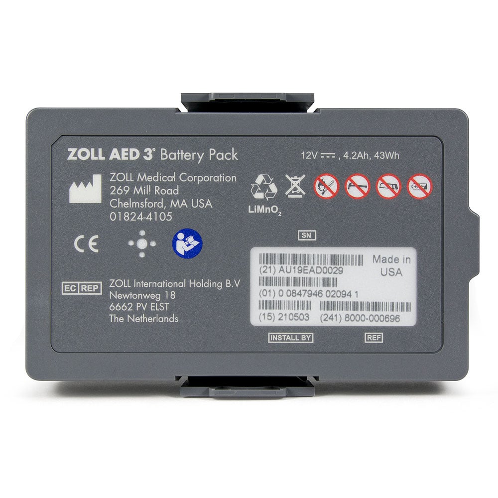 Zoll Aed 3 Non-rechargeable Lithium Battery